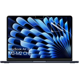 [2-Pack] T Tersely PET Screen Protector for MacBook Air 13.6-inch (2025/2024 2022, A3113,A2681, M4/M3/M2), Ultra Clear HD Anti-Fingerprint Protective Film