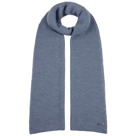 Stetson Caledonia Merino Scarf Women/Men - Made in Italy wool winter casual Autumn-Winter - One Size light blue