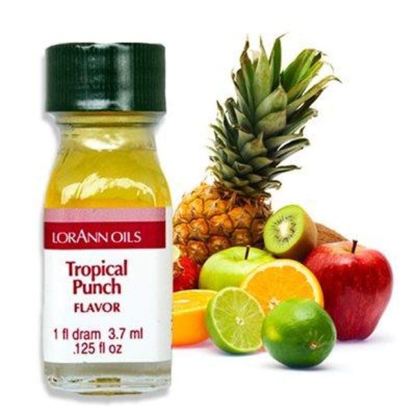 LorAnn Tropical Punch (Passion Fruit) Super StrengthFlavor, 16 ounce bottle