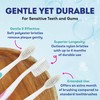 MOUTHWATCHERS Manual Soft Toothbrush for Adults, Ultra CleanToothbrush with Flossing
