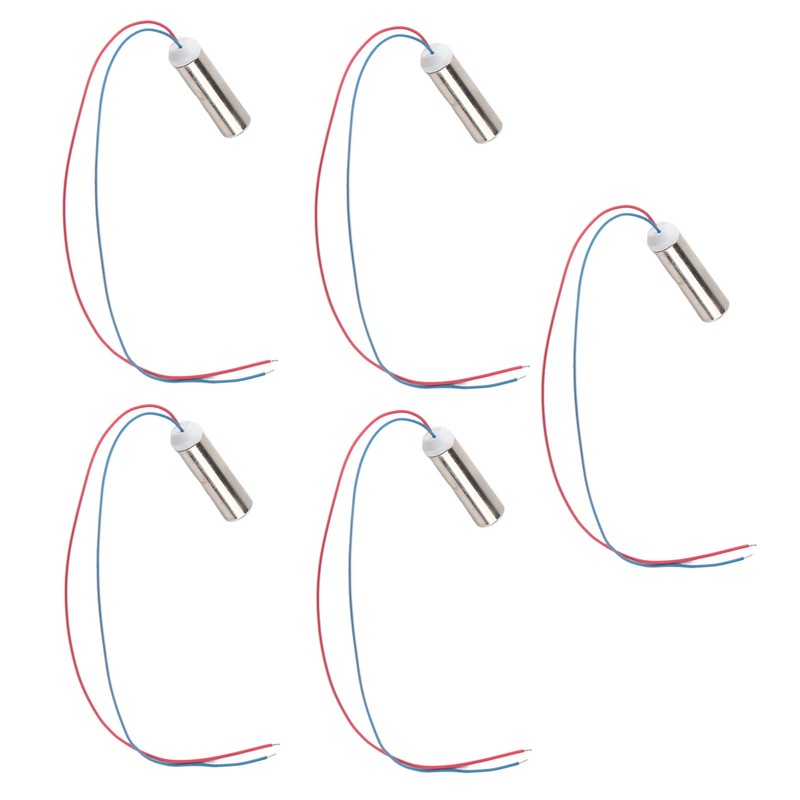 5Pcs 14500rpm Waterproof Cylindrical Micro Coreless Vibration Motor for Massager