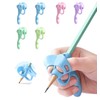 YZEASYPINK 6PCS Pencil Grips for Kids Handwriting 5 Fingers Toddlers