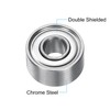sourcing map 30pcs 693ZZ Deep Groove Ball Bearings 3x8x4mm Chrome