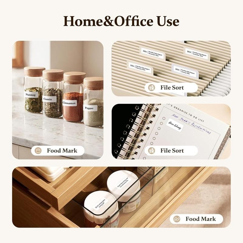 Niimbot D11-H Label Maker with Tape, Portable Wireless Connection Label