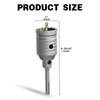 METOTY 2" Concrete Hole Saw,50mm Masonry Hole Saw, with 110mm