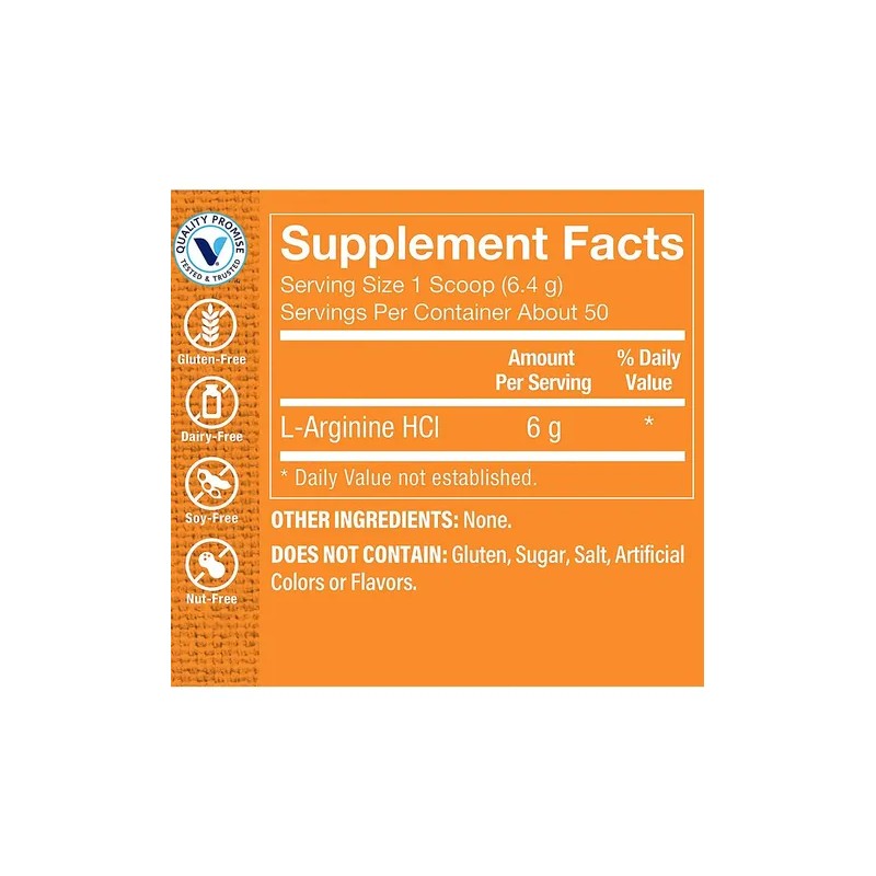 L-arginina En Polvo The Vitamin Shoppe 11.3 Oz