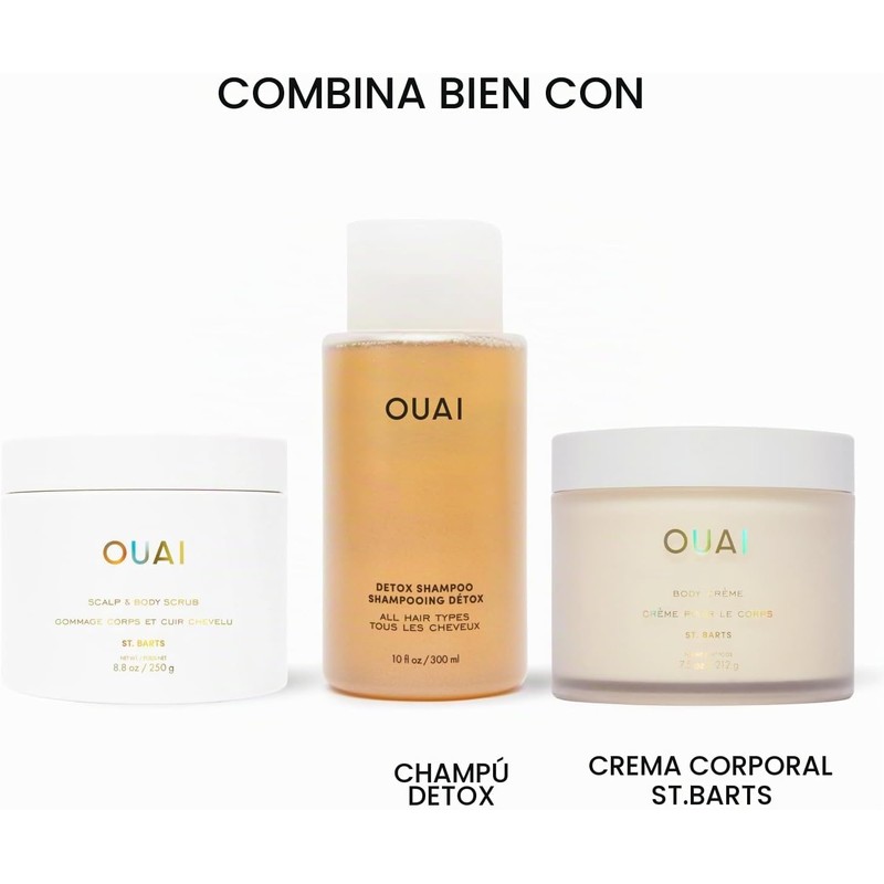 Ouai- Exfoliante corporal y para el cuero cabelludo, St. Barts: