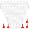 LOLYSIC 100 Pcs 20ml Dropper Bottles, Squeezable Empty Eye Dropper
