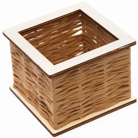 Baker Ross Square Basket Weaving - 2 Pack, Wood Crafts for Kids (FC376)