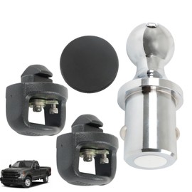 atvwrlod Pop in Ball Kit Gooseneck Hitch Ball 30000 Lbs 2-5/16 Inch Replacement for F250 F350 F450 Replacement for 30137