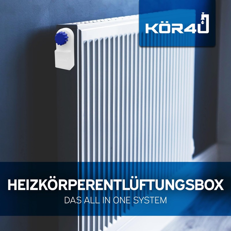 kör4u Radiator Bleeding Box, Heater Bleed Box, Key Radiator Bleeder,
