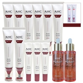 H.C. AHC Eye Cream Season 14 Full Lift 40ml 8pcs + 12ml 3pcs + Rosy 24k 2pcs + Trial 2pcs / AHC 아이크림 시즌14 풀리프트 40ml 8개+12ml 3개+로지24k 2개+체험분2매