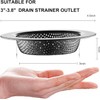 LASSHSWA Kitchen Sink Strainer Stainless Steel, Kitchen Sink Drain Strainer,