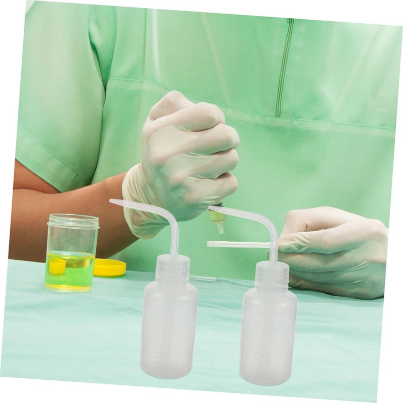CIYODO 2pcs Plastic Squirt Bottle Eyelash Extensions Lab Tattoo Bottles