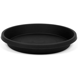 NIMYAU 2 Pack Plant Saucer 14 Inch, Durable Plant Trays for Pots, Plant Drip Trays, Plant Water Catcher Tray for Plants, Plastic Plant Saucers for Indoors no Holes