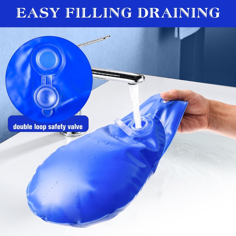 Festanlee 16 Pcs Swimming Pool Cover Weights with Hooks Thick