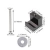 WANGCL 4 x Luminum Pickup Truck Tool Box Mounting Bungee