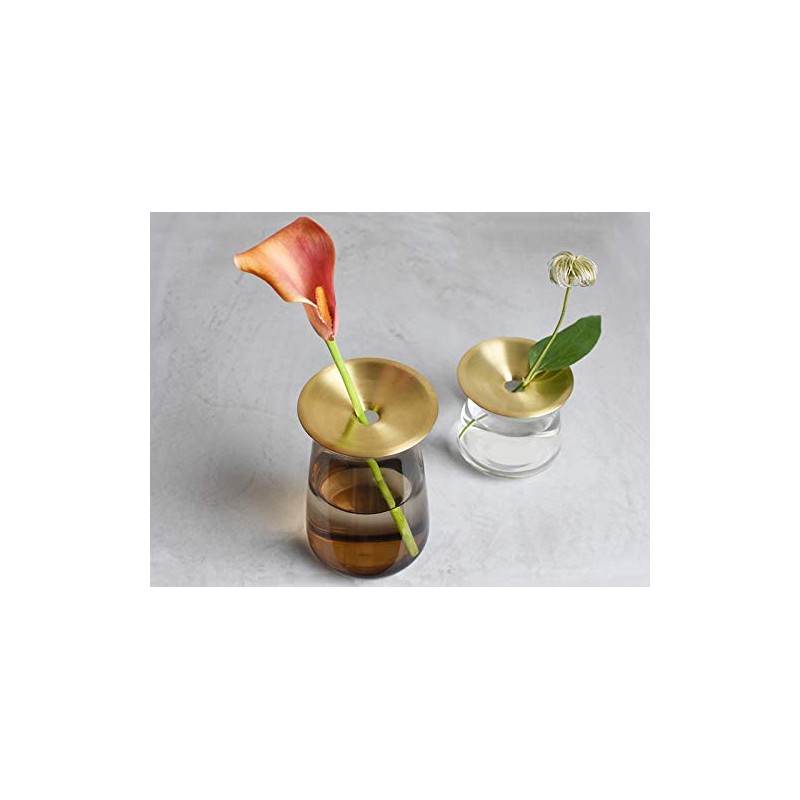 KINTO 20331 Flower Vase Luna Base 3.1 x 2.8 inches