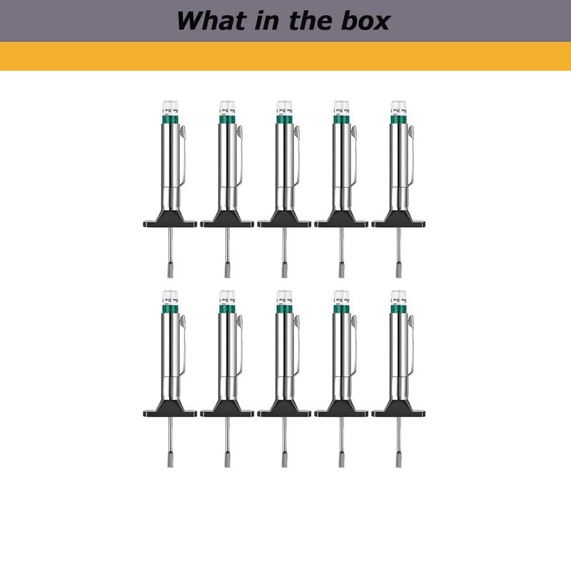Smart Color Coded Tire Tread Depth Gauge, YTFGGY Tyre Tread