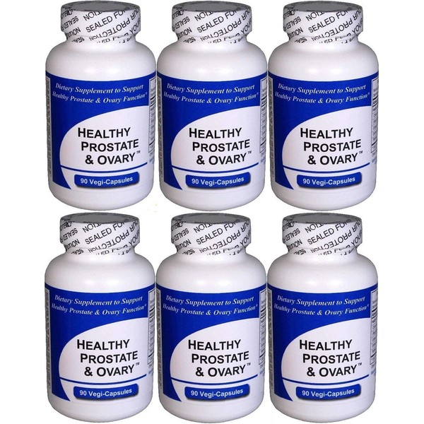 Healthy Prostate and Ovary Capsules 6-Pack (6 Bottles Contain a Total of 540 Capsules) - Concentrated Herbal Blend - Natural Dietary Supplement - Contains Vietnamese Crinum Latifolium Herb Extract & other Herbs - Prostate Nutrition