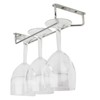 Glass Hanger 10" CHROME c/w 3 screws