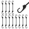 Akicderu Elastic Straps with Hooks, Heavy Duty Expander with Hooks,