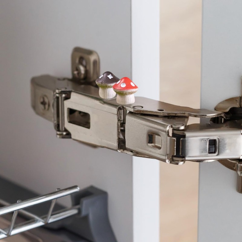Door Hinge Decorative Topper - Magnetic Hinge Head Mushroom Trinket