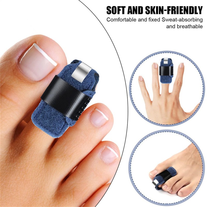 YJWZWE Toe Splint for Broken Toe U-Shaped Toe Corrector Brace