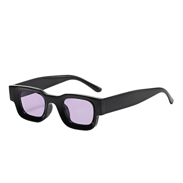 WDZAYXC Rectangular Polarised Sunglasses Retro Square Frame Glasses for Men