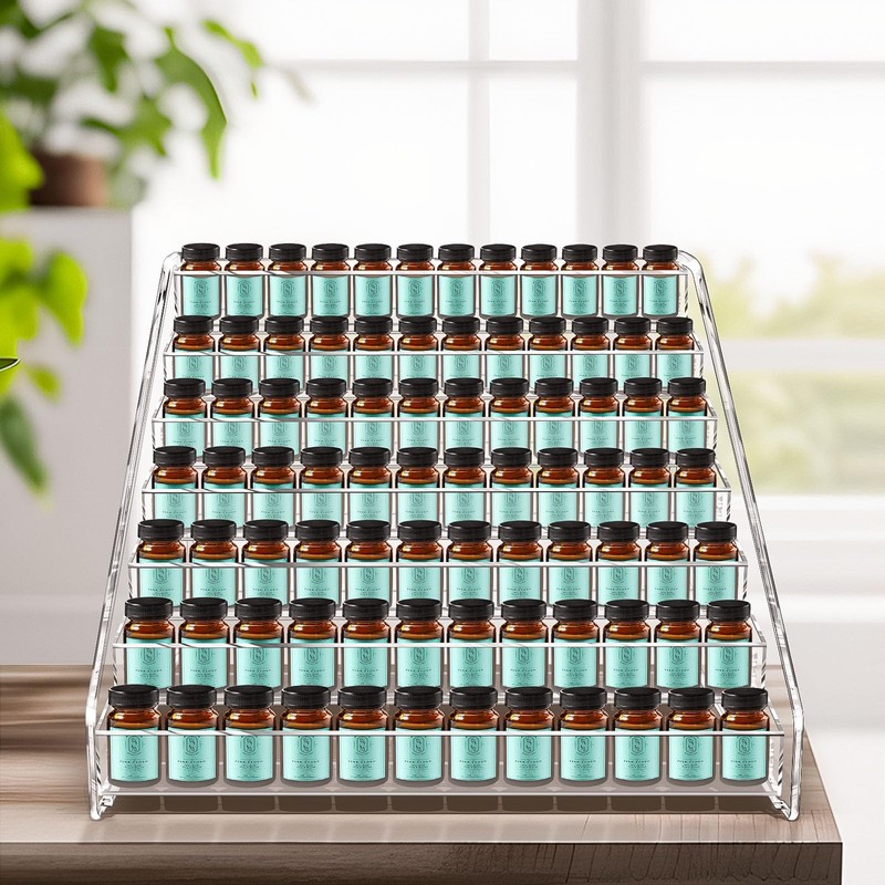 Vowcarol Essential Oil Organizer 7 Tier, Essential Oil Storage Shelf,