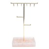 Stackers Large Rose Quartz T-Bar Jewellery Stand