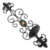 Wall Candle Holders Retro Diamond Encrusted Candlestick for Living Room