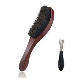 Thoquene Beard Brush Men's Boar Bristles, Pig Bristle Hair Brush