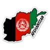 Squiddy Afghanistan Map with Flag - Vinyl Sticker Decal for Phone, Laptop, Water Bottle - 3"