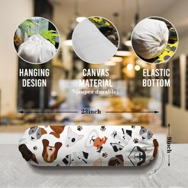Animal Plastic Bag Holder, Reusable Shopping Bags Storage Organizer Dispenser, Wall Mount Plastic Bag Holders for Grocery Bags, Beach Home Laundry Room Kitchen Decor, Gifts for Women