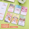 JIANTA Cute Sticky Notes, 6 Pack 270 Sheets Kawaii Cartoon