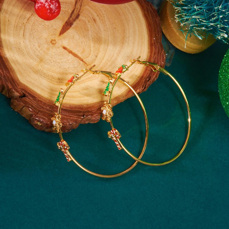 Christmas Earrings for Women Dangle Drop Snowflake Candy Cane Holiday