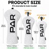 Golf Club Head covers Hybrid Utility Rescue with Interchangeable Number