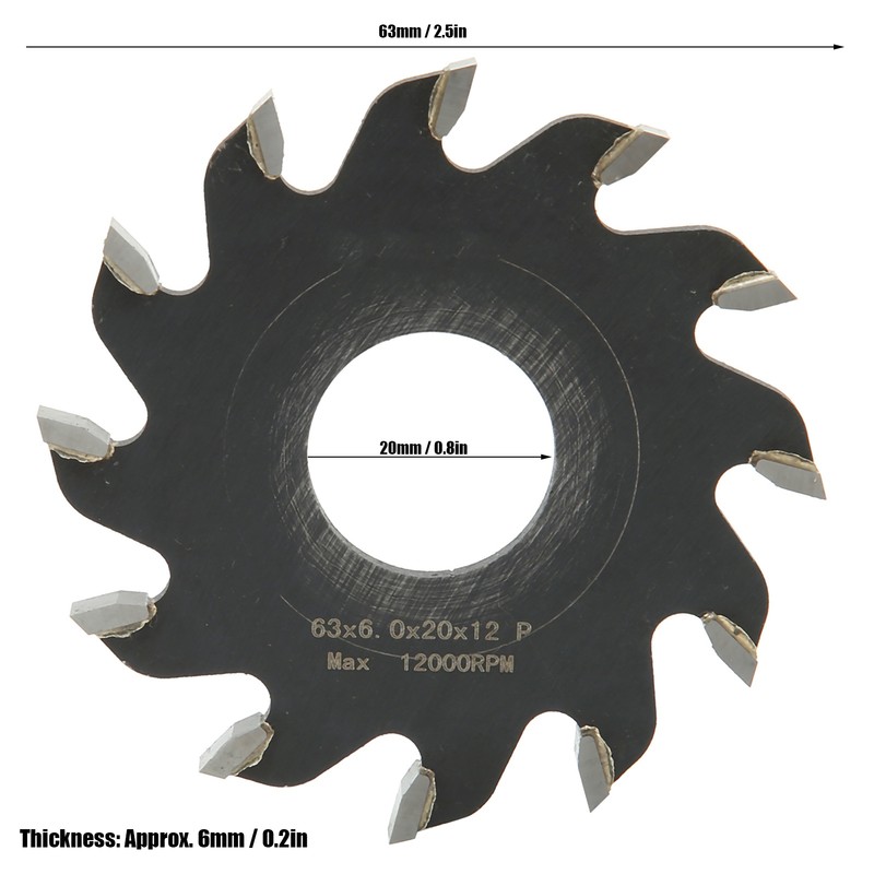 Saw Blade Alloy Slotting Milling Trimming Saw Blade Saw Replacement