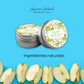 Exfoliante Facial Natural Joycare Juliana, Limpieza Profunda de Impurezas, Suaviza y Rejuvenece la Piel, Ideal para todo tipo de piel (120 gramos, Manzana)