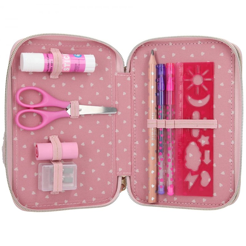 Depesche 12041 Princess Mimi - Filled 2-Compartment Pencil Case with