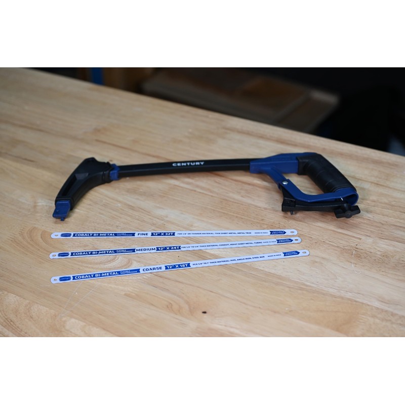 Century Drill & Tool 04920 Professional Hacksaw Frame, 12"