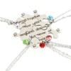 Ximerinf BFF Necklace for 5 6 Stainless Steel Friendship Puzzle