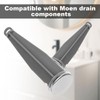 2pcs Bathroom Sink Pop Up Stoppers, Chrome Plug Bathroom Sink