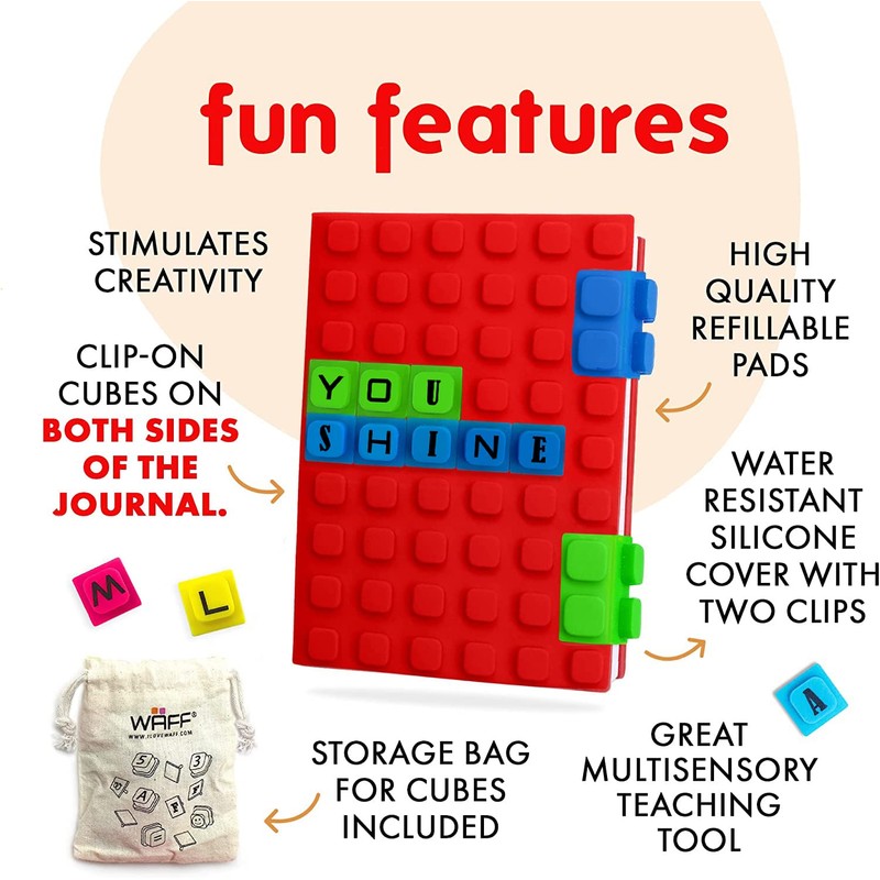 WAFF Combo – Creative Notebook M red