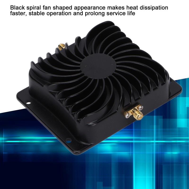 WiFi Range Extender Black Spiral Fan Shaped Wireless Signal Amplifier