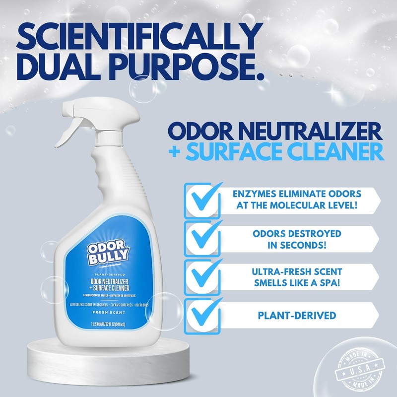 Whip-It Odor Bully Instant Odor Neutralizer Spray - Stain Remover