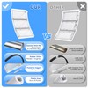 3-Panel Airseal Dog Door Replacement Flap with 304 Stainless Steel