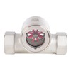 1" NPT Stainless Steel 304 Sight Water Flow Indicator Plastic