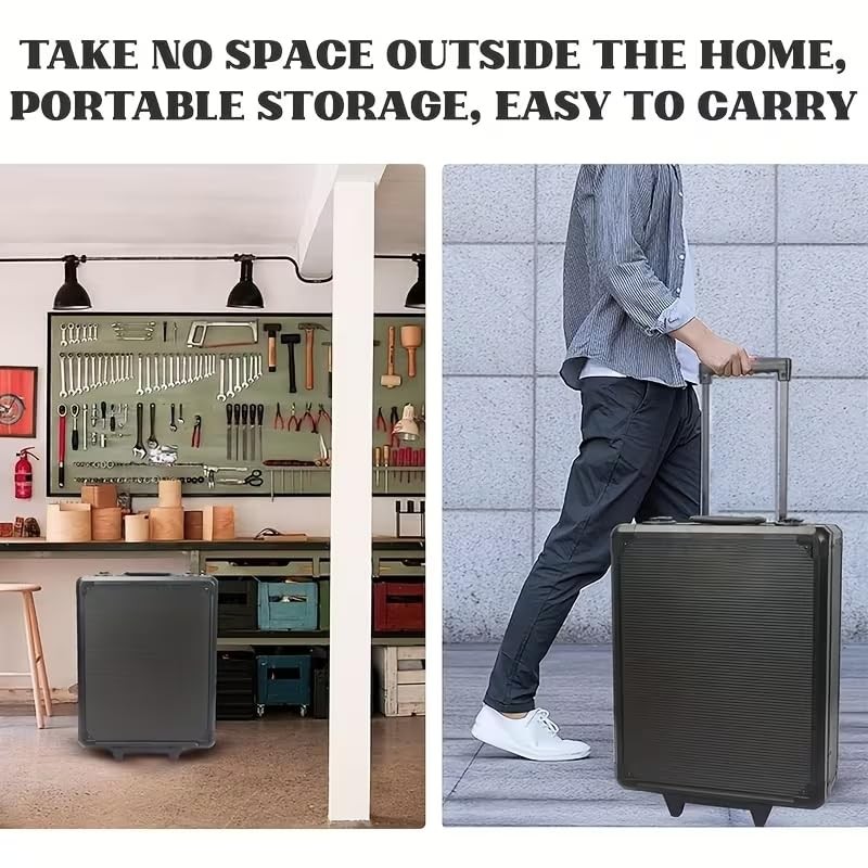 Arcwares 799pcs Aluminum Trolley Case Tool Set Silver, House Repair